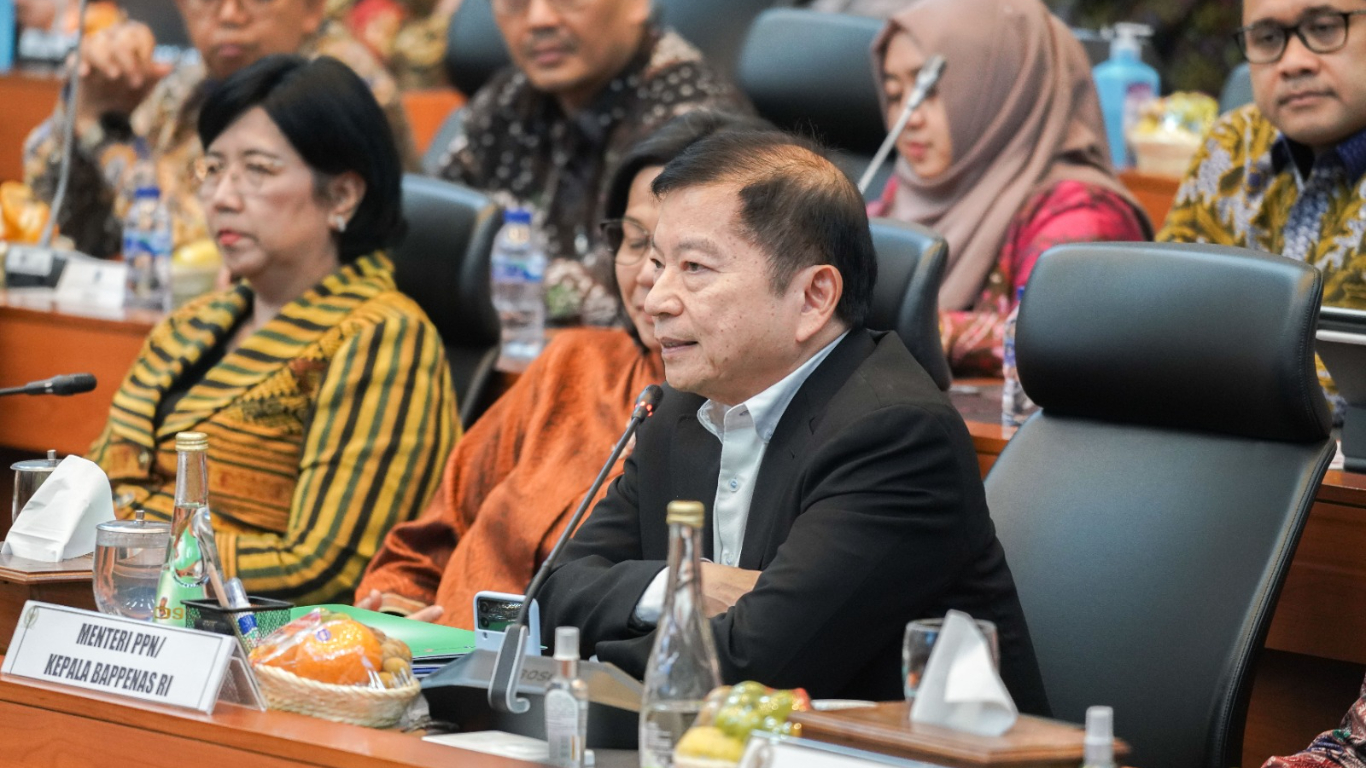 National Development Planning Minister Attends Level I Discussion Meeting on the 2025 APBN Bill